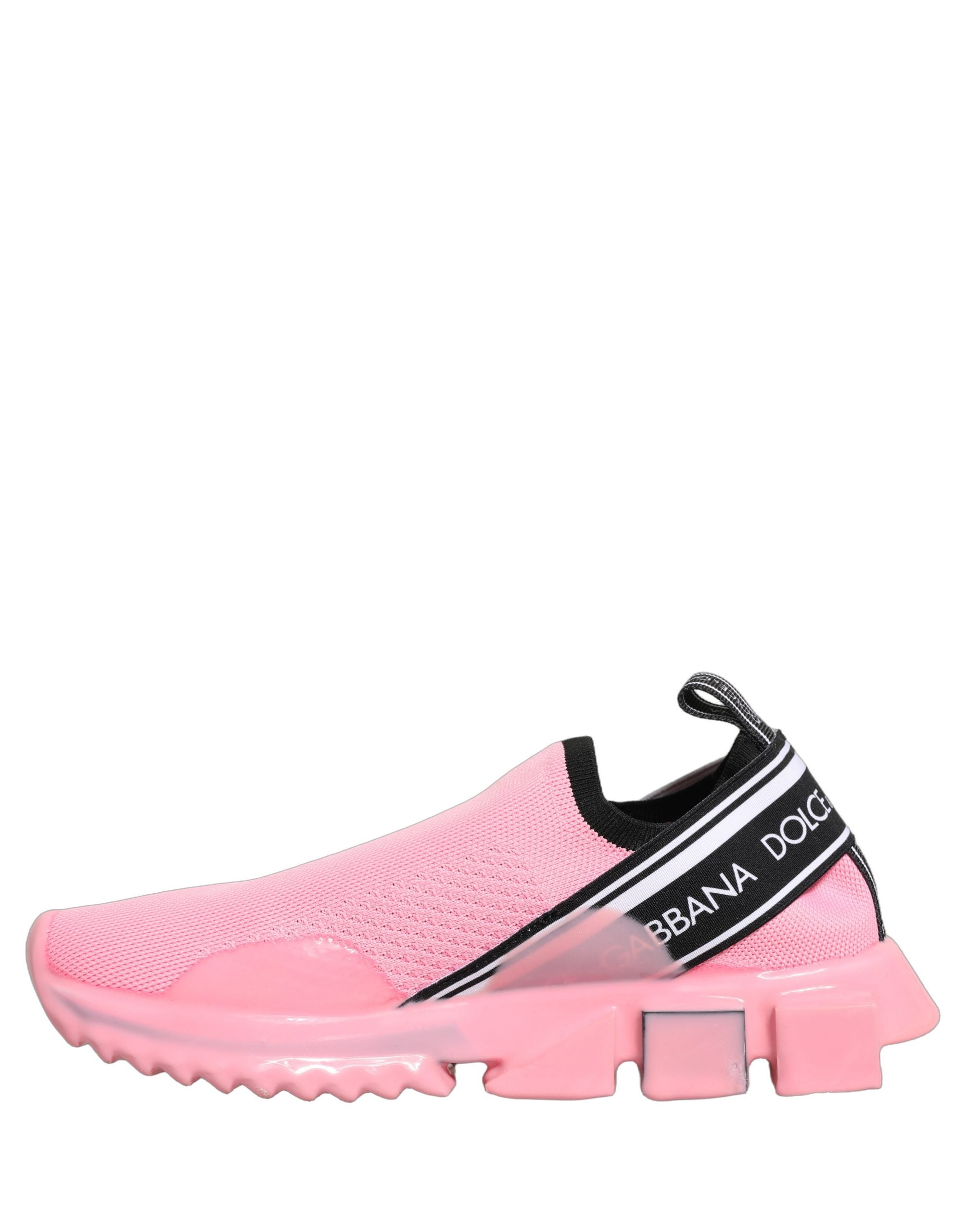 Dolce & Gabbana Pink Slip-On Low-Top Sorrento Sneaker