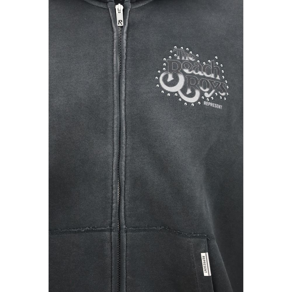 Represent Grauer Baumwollpullover