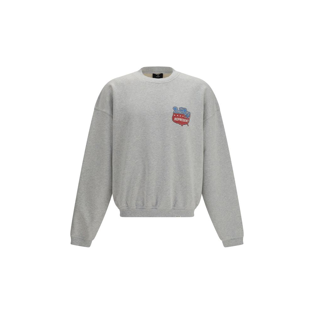 Represent Grauer Baumwollpullover