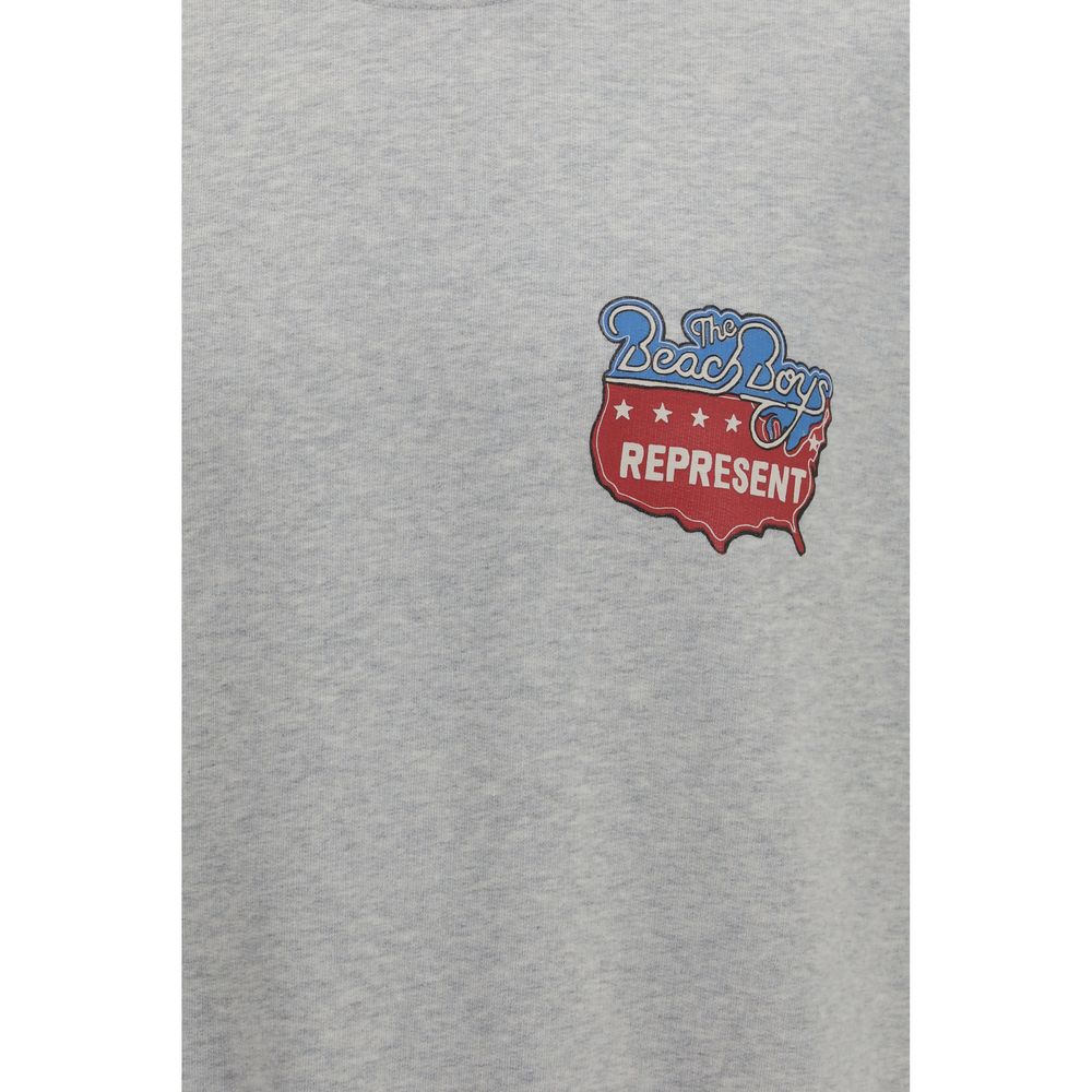 Represent Grauer Baumwollpullover