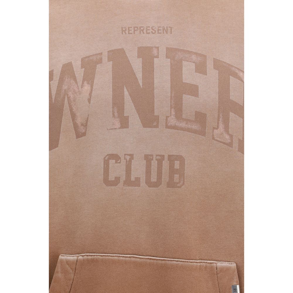Represent Beige Baumwoll-Sweatshirt