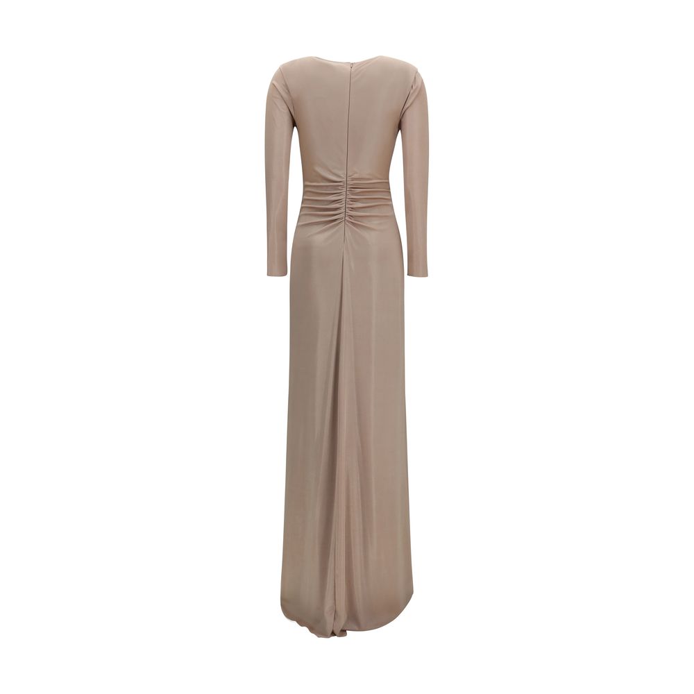 Nissa Beiges Polyester Freizeitkleid