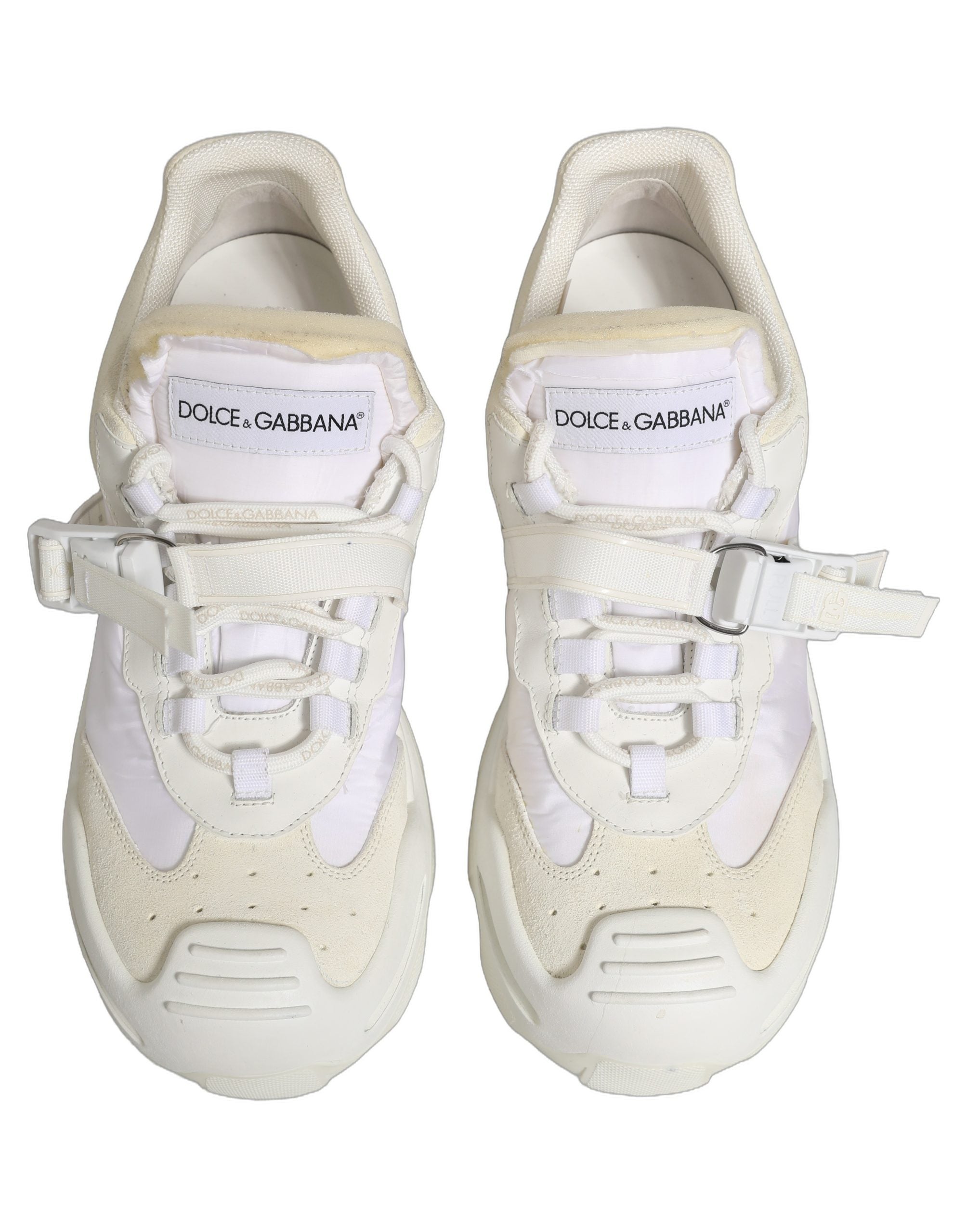 Dolce & Gabbana Weiße Airmaster Sneaker mit Einsätzen für Herren