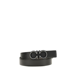 Ferragamo Blauer Kalbsleder Bos Taurus Regular Gürtel