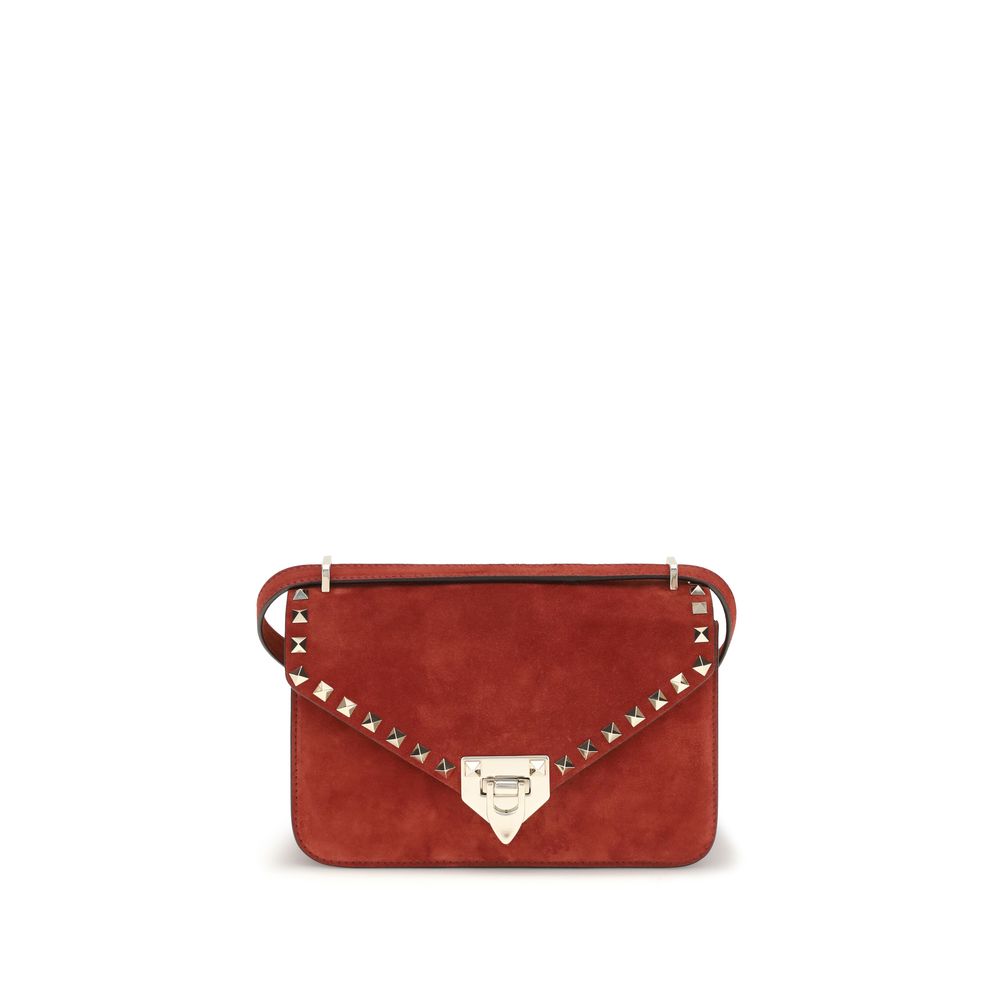 Valentino Garavani Schultertasche aus mehrfarbigem Wildleder