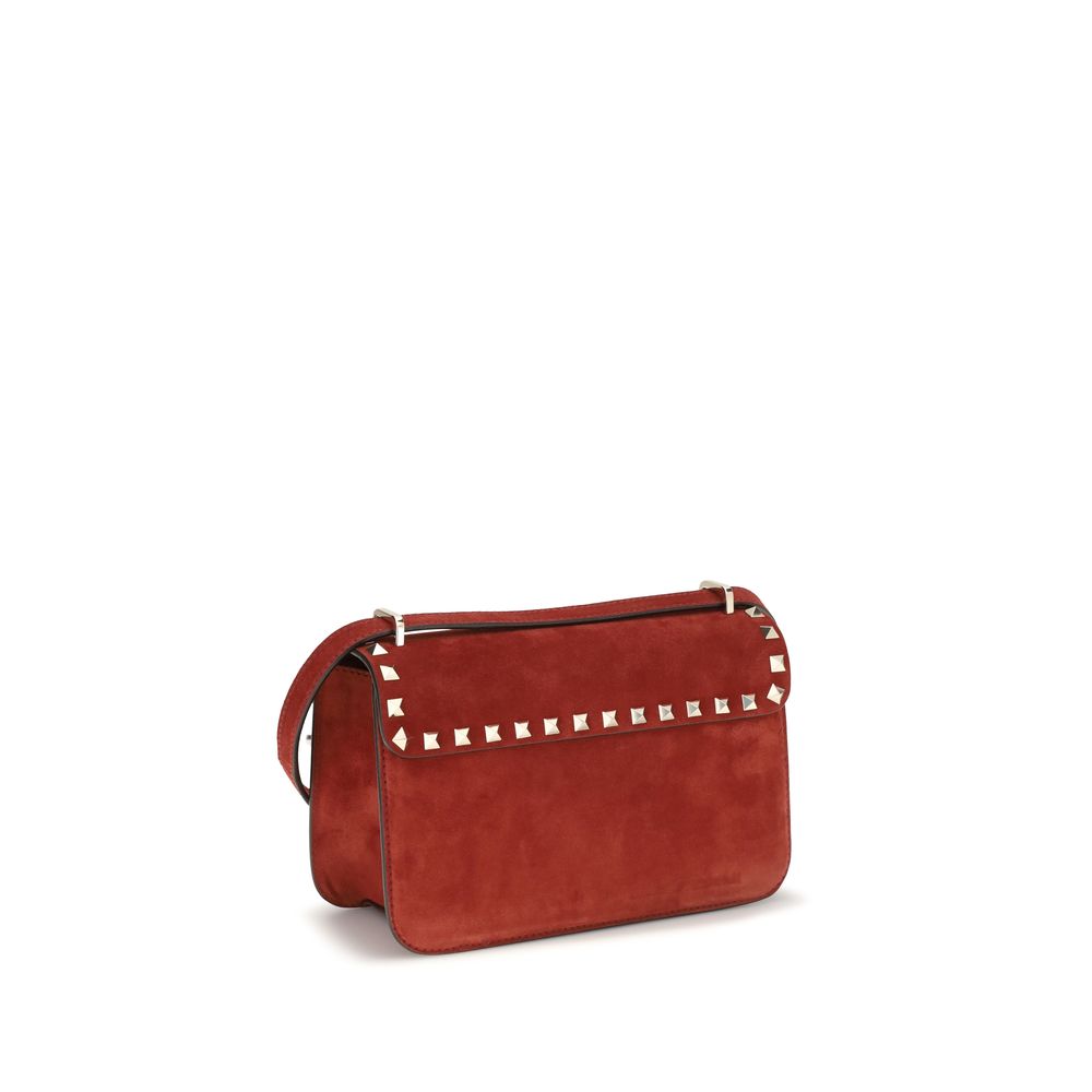Valentino Garavani Schultertasche aus mehrfarbigem Wildleder