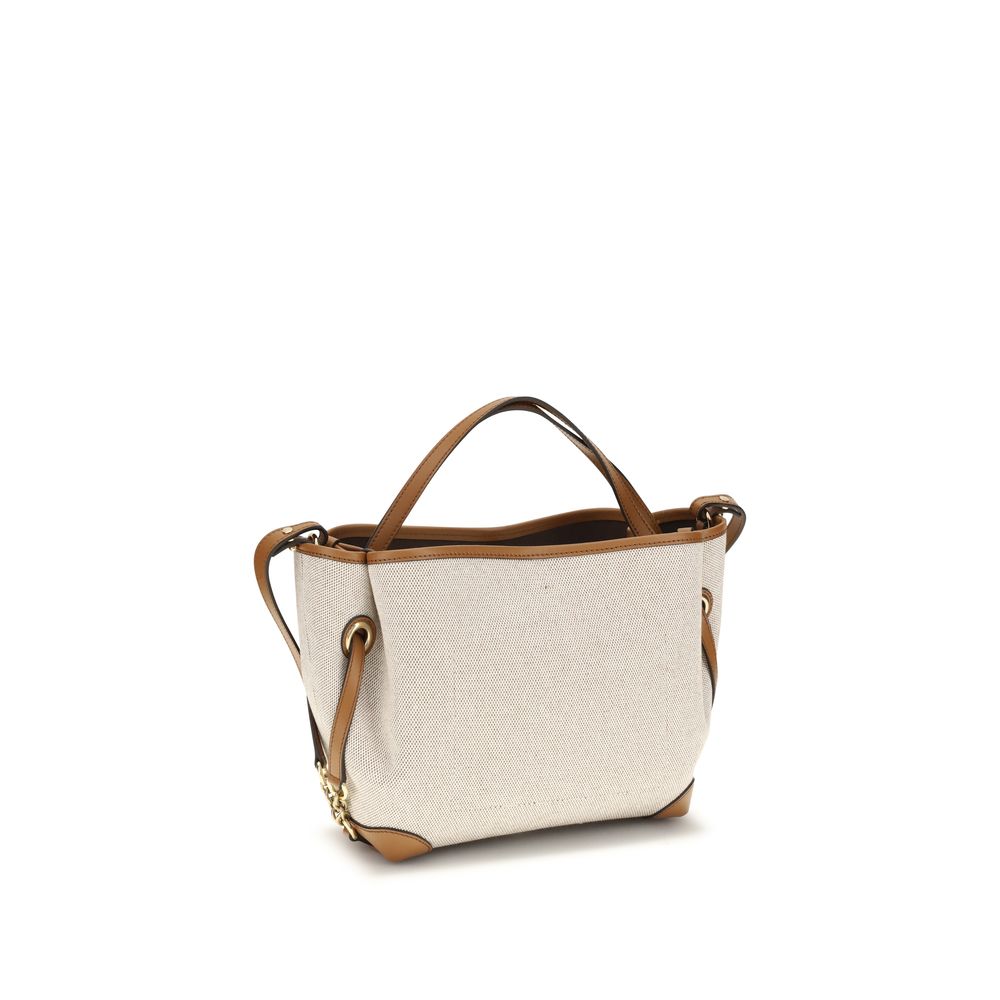 Chloé Beige Stoff-Schultertasche