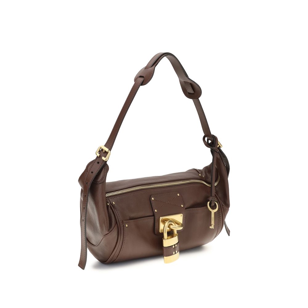 Chloé Braune Kalbsleder Bos Taurus Schultertasche