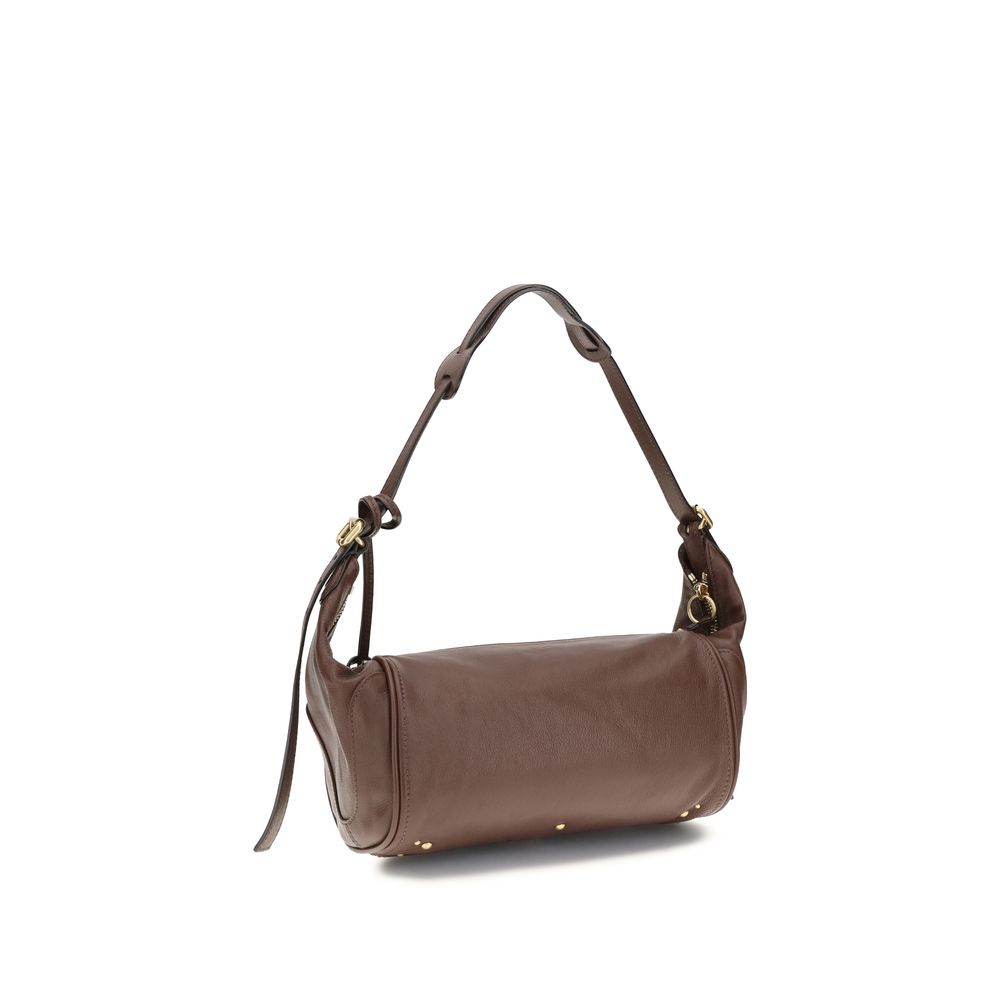 Chloé Braune Kalbsleder Bos Taurus Schultertasche