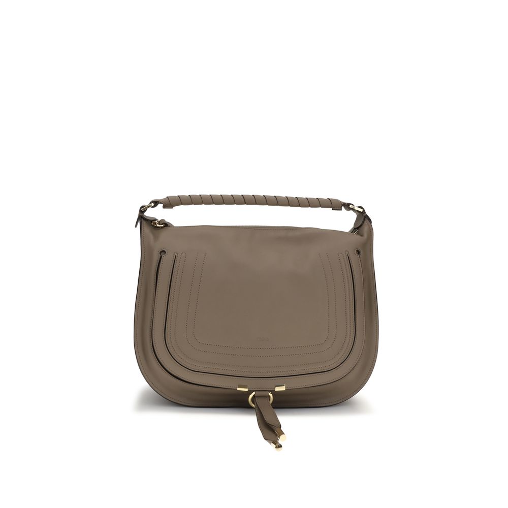Chloé Beige Kalbsleder Bos Taurus Schultertasche
