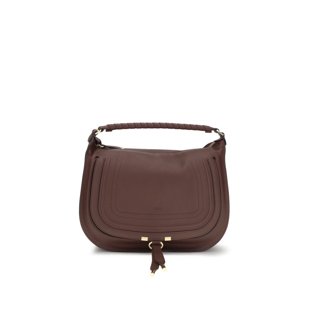 Chloé Braune Kalbsleder Bos Taurus Schultertasche