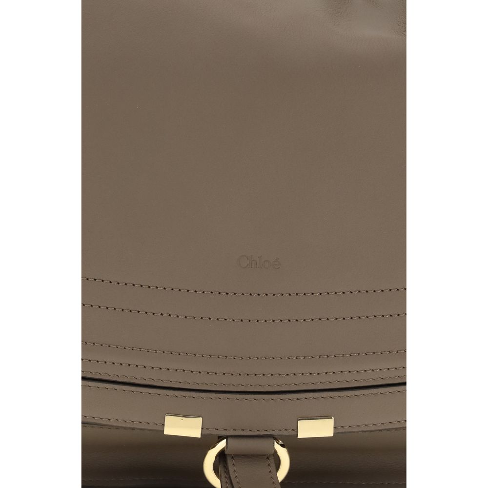 Chloé Beige Kalbsleder Bos Taurus Schultertasche