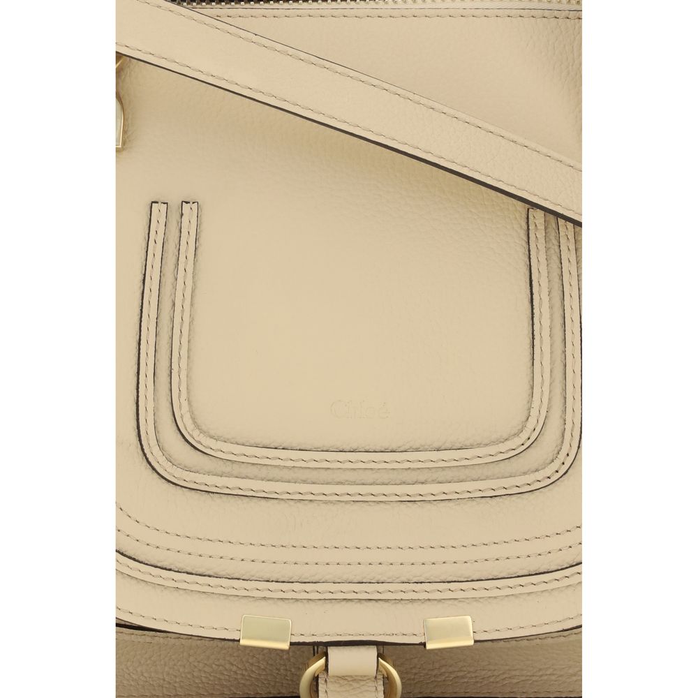 Chloé Beige Kalbsleder Bos Taurus Schultertasche