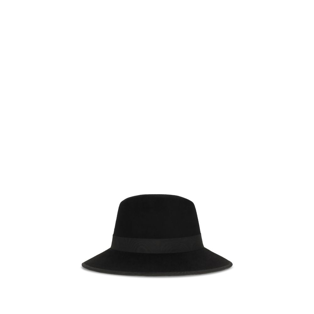 Valentino Garavani Schwarzer Baumwoll-Fedora