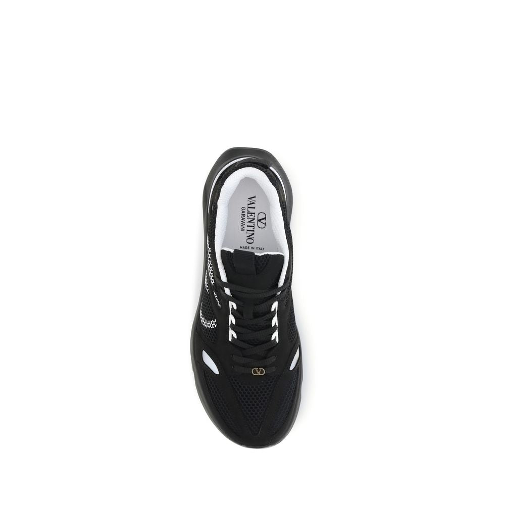 Valentino Garavani Schwarze Stoff-Sneaker
