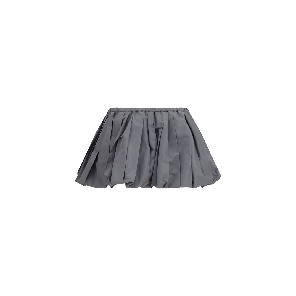Miu Miu Grauer Minirock aus Polyester