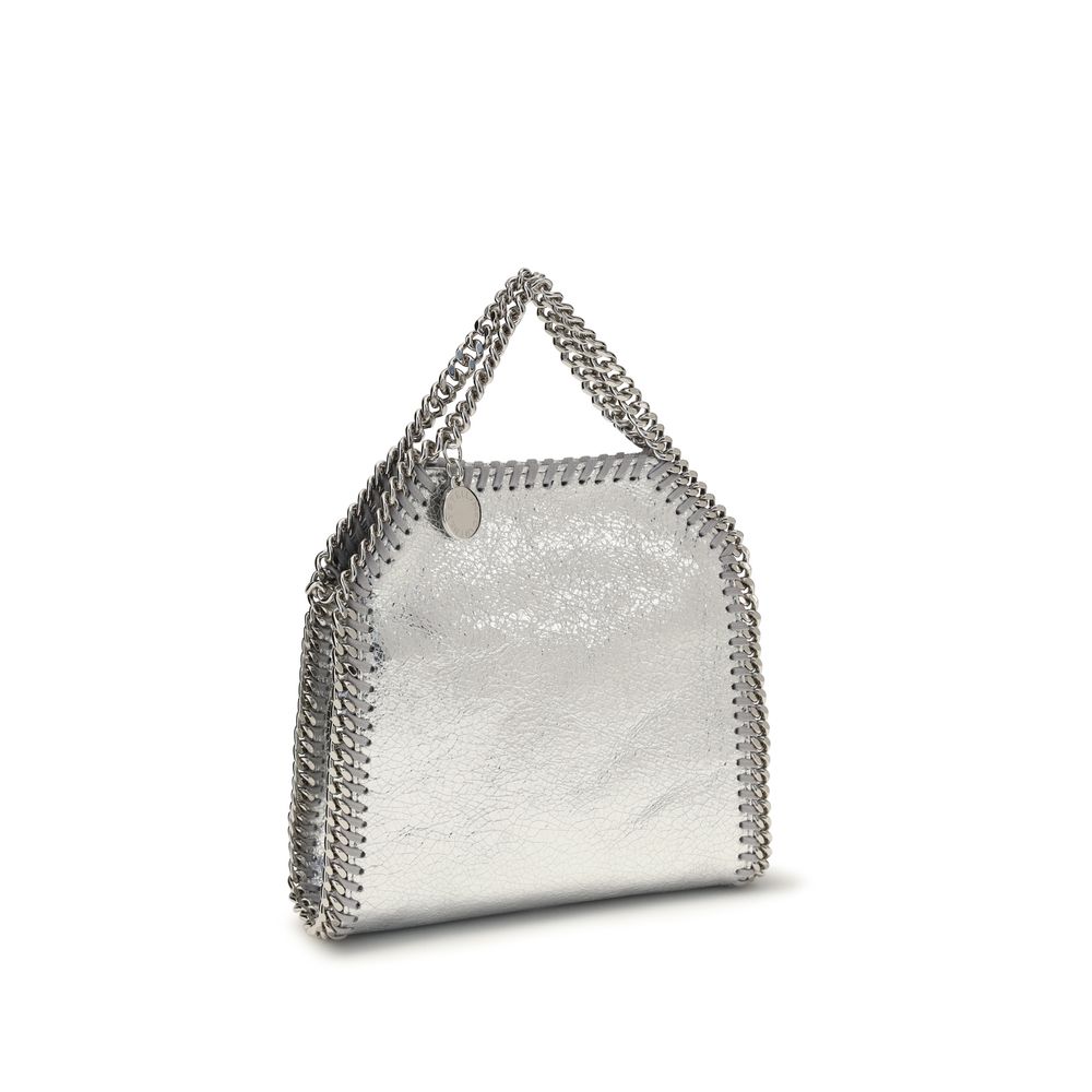 Stella McCartney Schultertasche aus silbernem Polyester