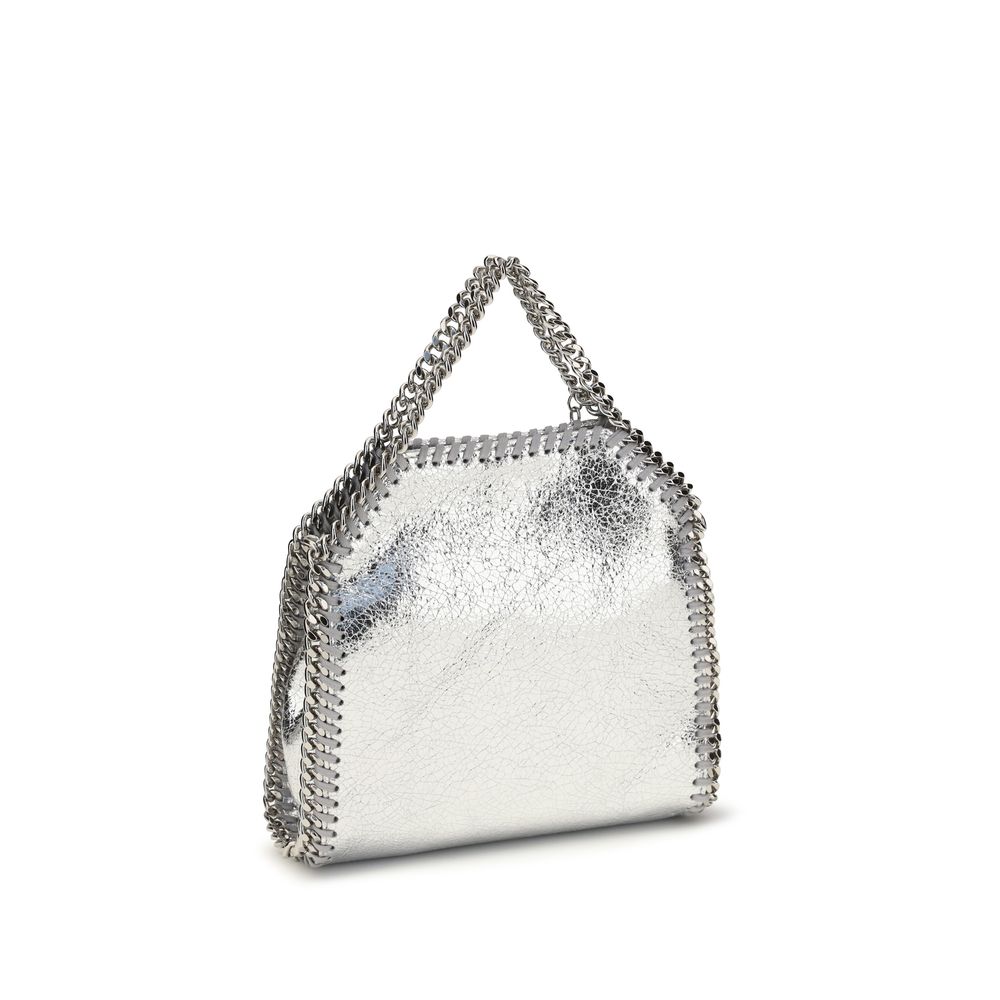 Stella McCartney Schultertasche aus silbernem Polyester