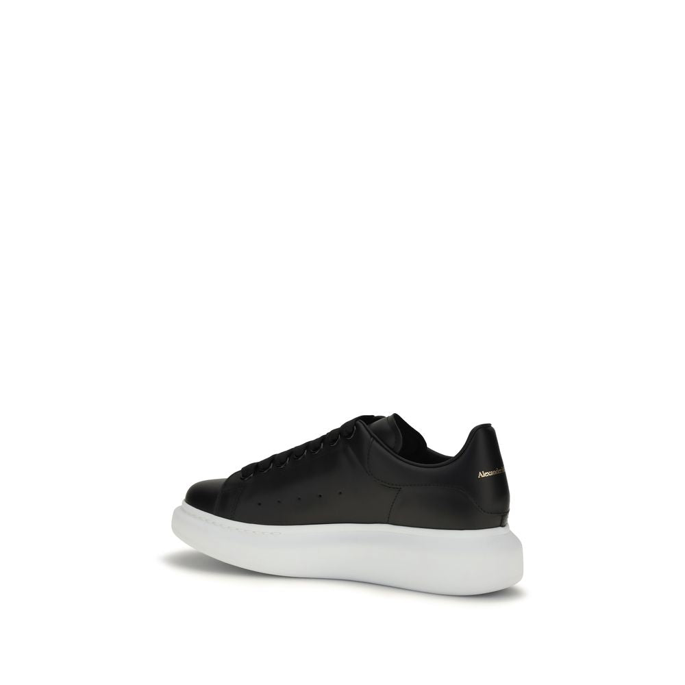 Alexander McQueen Schwarze Bos Taurus Plateau-Sneaker aus Kalbsleder