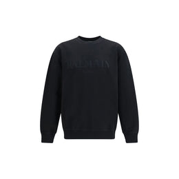 Balmain Schwarzer Baumwoll-Sweatshirt