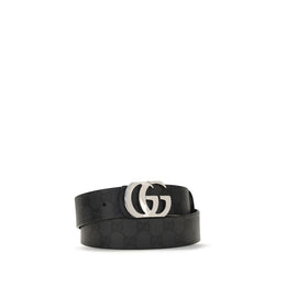Gucci Schwarzer Kalbsleder Bos Taurus Regular Gürtel
