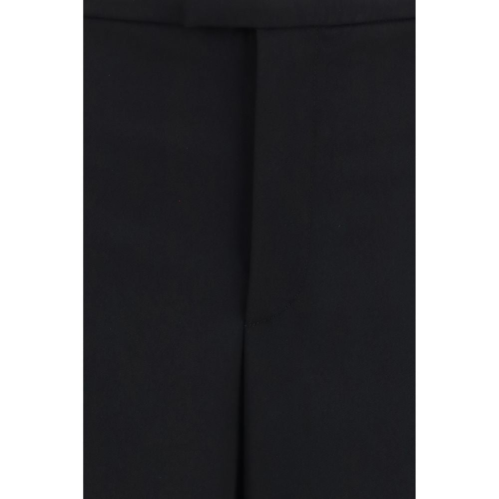 Gucci Schwarze Wollhose Oves Aries Casual Pants