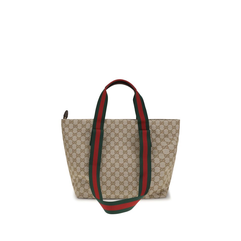Gucci Beige Stoff-Schultertasche