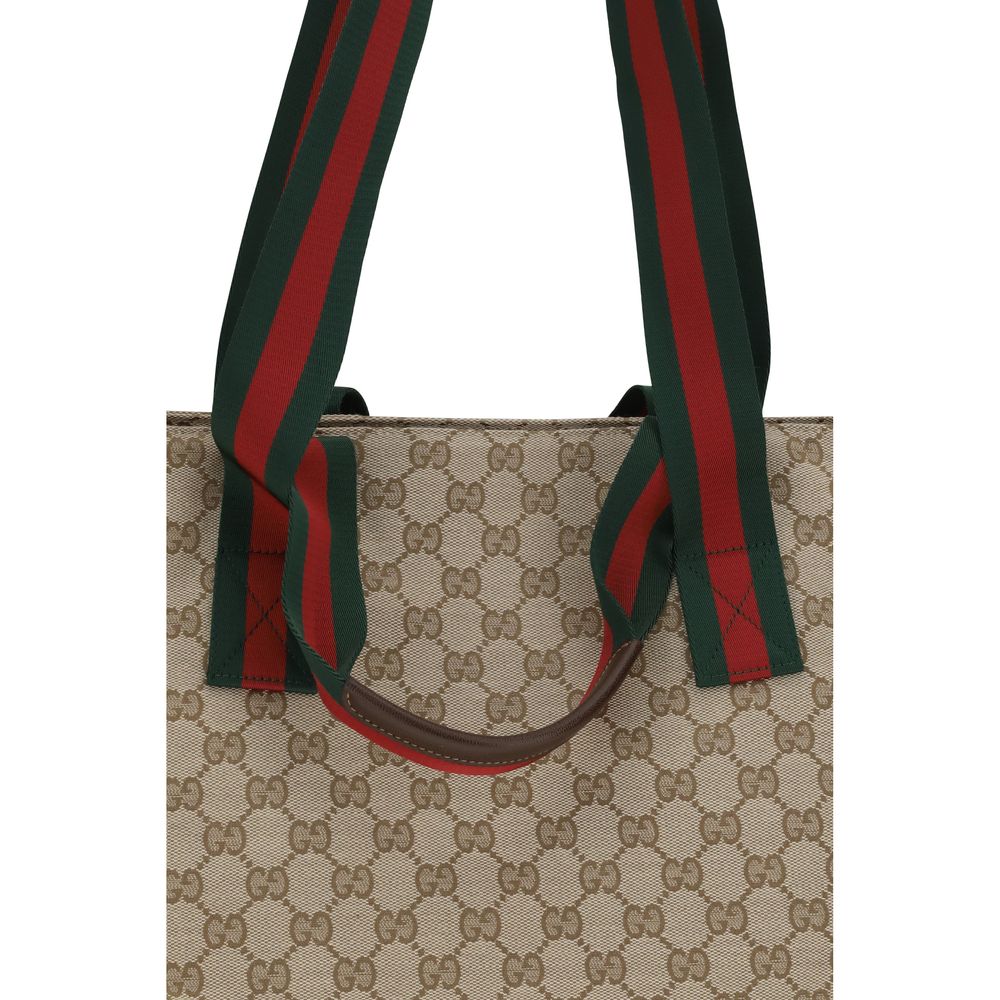 Gucci Beige Stoff-Schultertasche