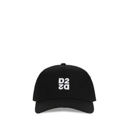 Dsquared² Schwarze Baumwollkappe (Baseball Cap)