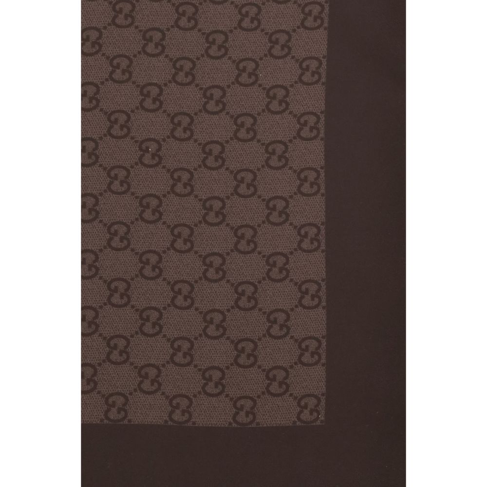 Gucci Brauner Seidenschal
