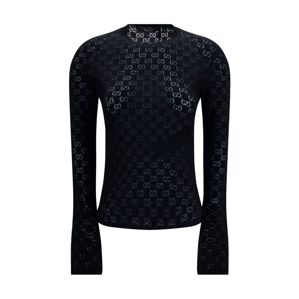Gucci Schwarzer Baumwoll-Sportswear-Artikel