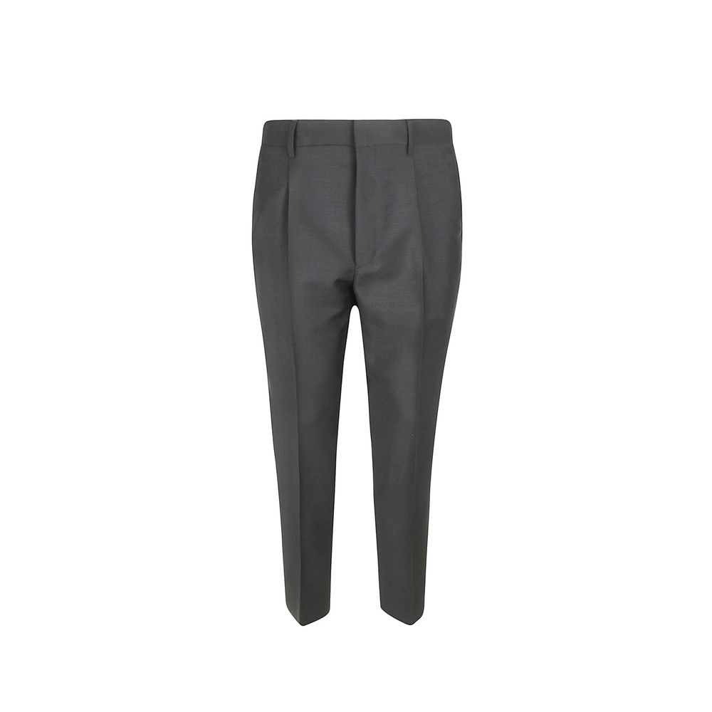 Prada Graue Wollstoffhose