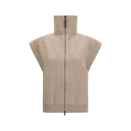 Brunello Cucinelli Beige Cashmere Cardigan