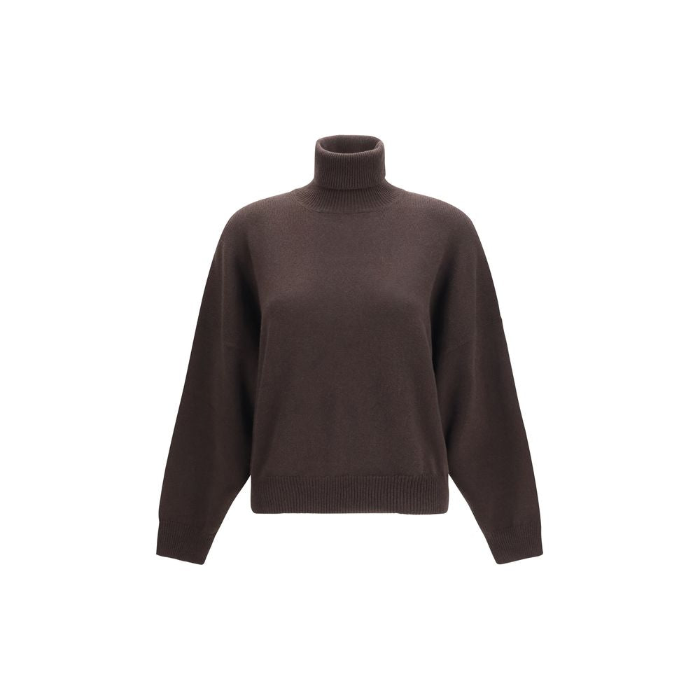 Brunello Cucinelli Brauner Kaschmir-Rollkragenpullover