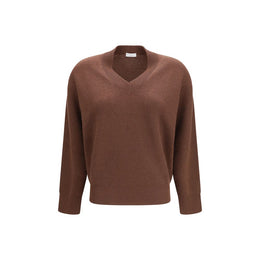Brunello Cucinelli Brauner Kaschmirpullover