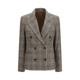 Brunello Cucinelli Mehrfarbige Jacke aus Alpaka Vicugna Pacos