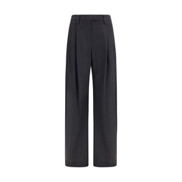 Brunello Cucinelli Graue Hose aus Wolle Ovis Aries