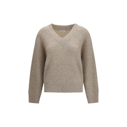 Brunello Cucinelli Beige Kaschmir-Sweatshirt