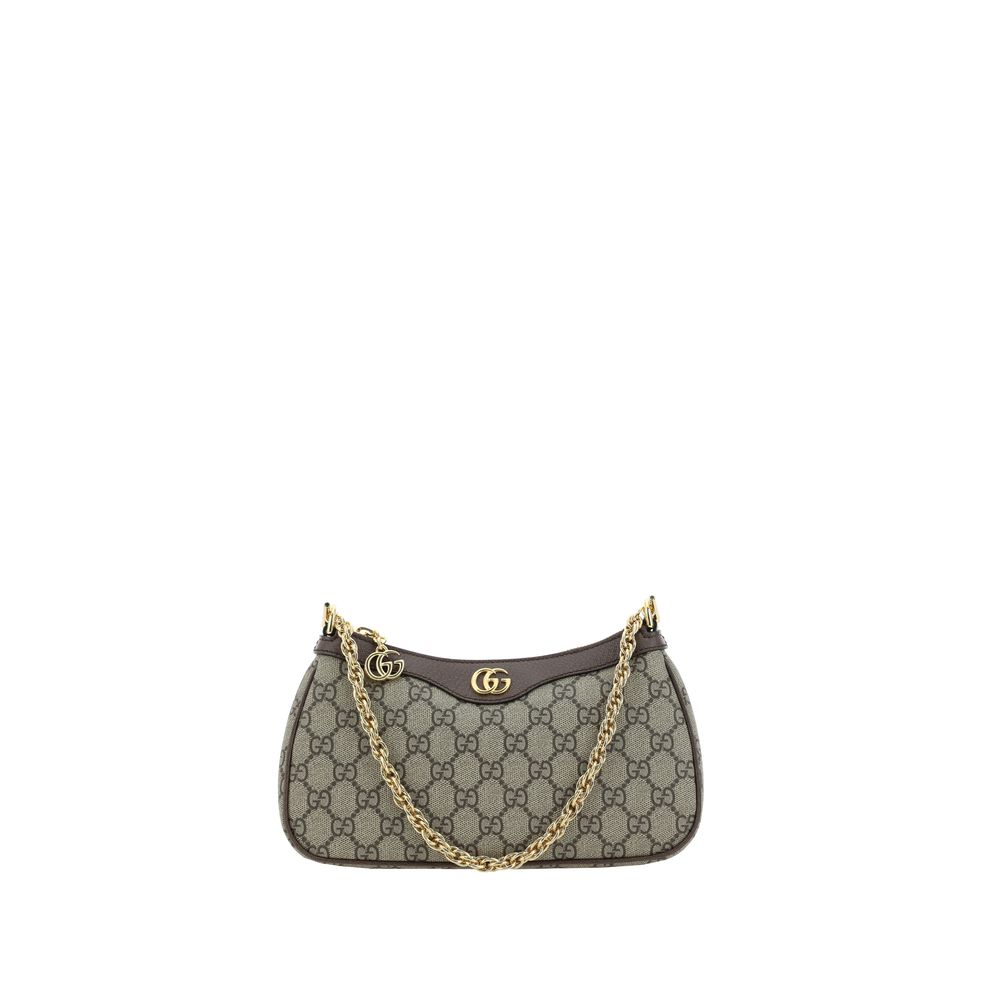 Gucci Braune Baumwoll-Umhängetasche