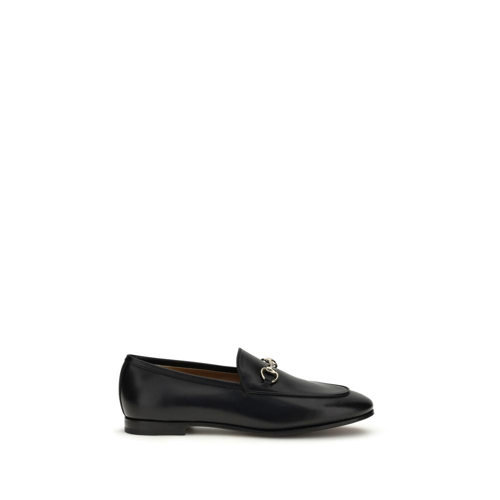 Gucci Schwarze "Bos Taurus" Kalbsleder Loafer zum Hineinschlüpfen