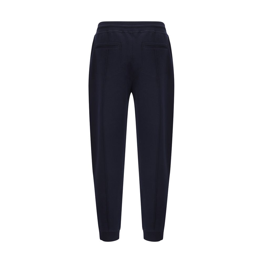 Brunello Cucinelli Blaue Baumwoll-Jogginghose (Trainingshose)