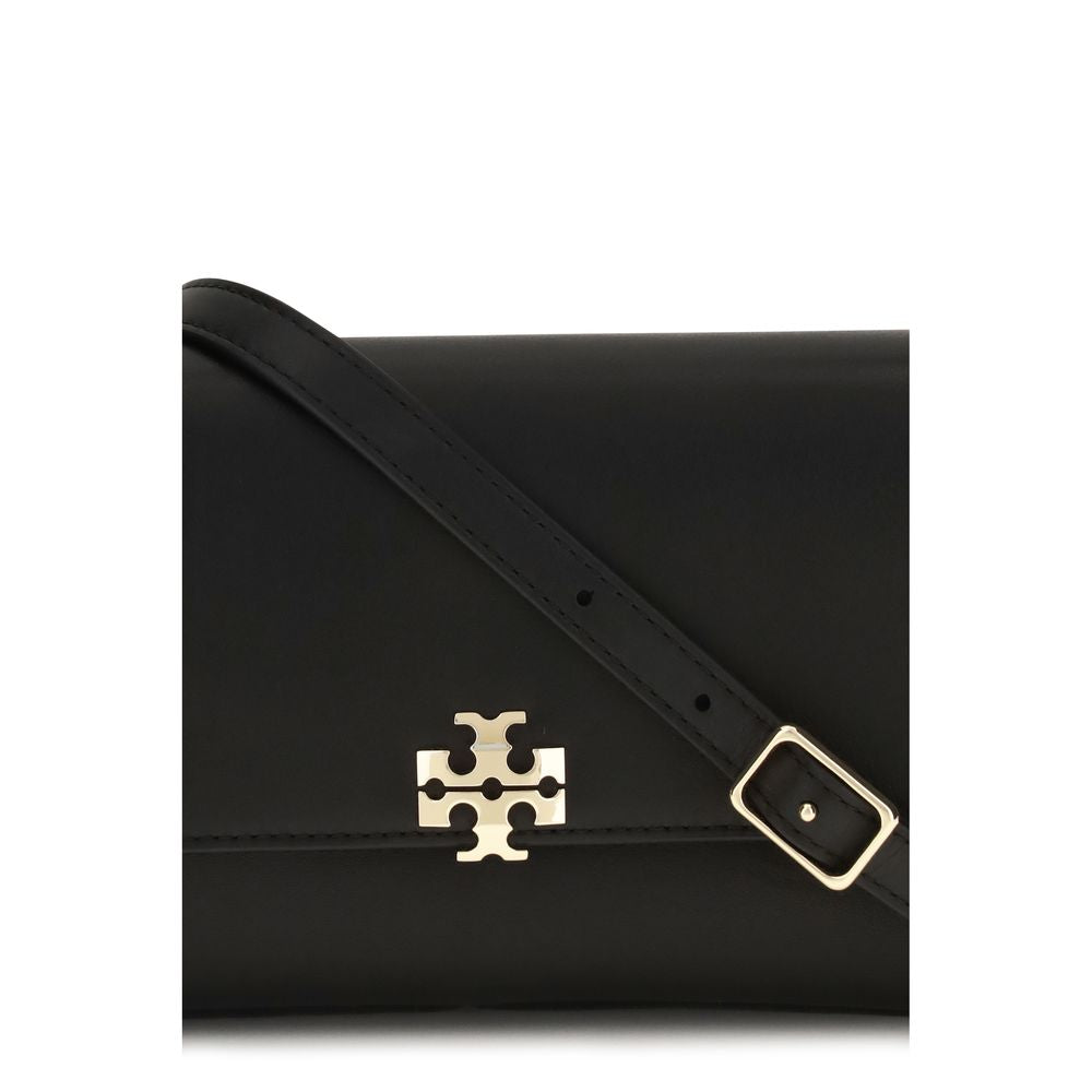 Tory Burch Schwarze Bos Taurus Kalbsleder Schultertasche