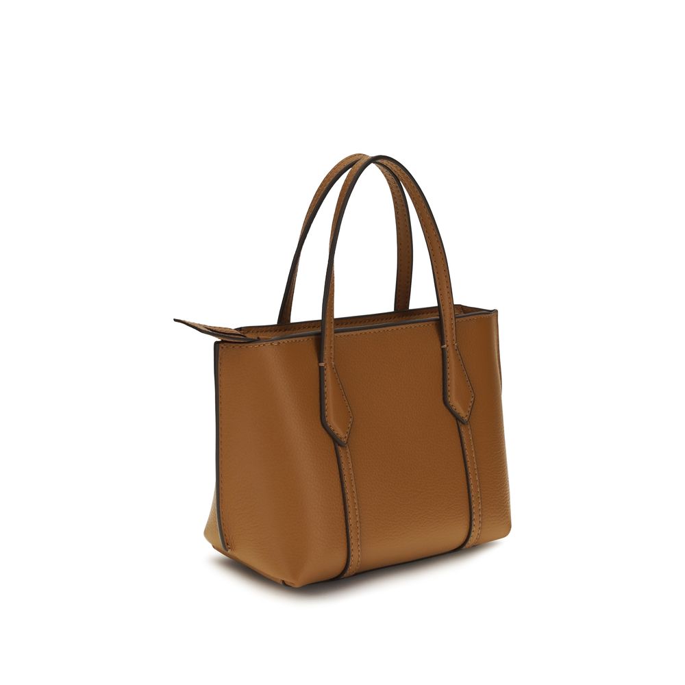 Tory Burch Braune Kalbsleder Bos Taurus Schultertasche
