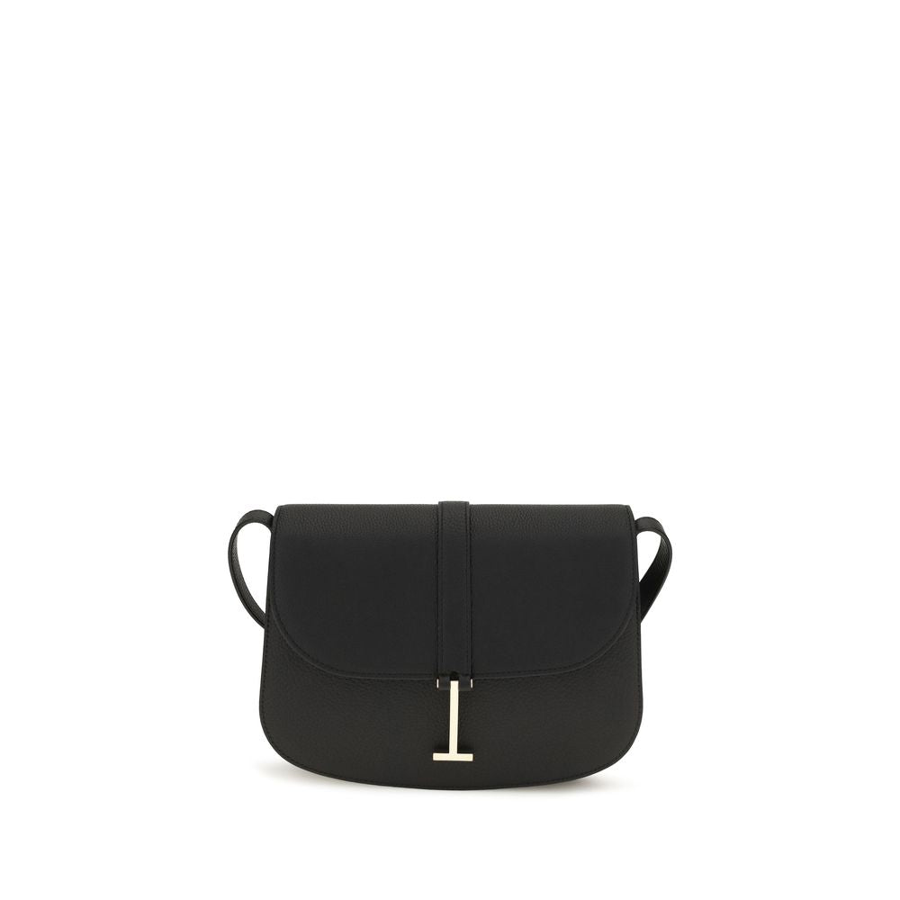 Tom Ford Schwarze Bos Taurus Kalbsleder Schultertasche