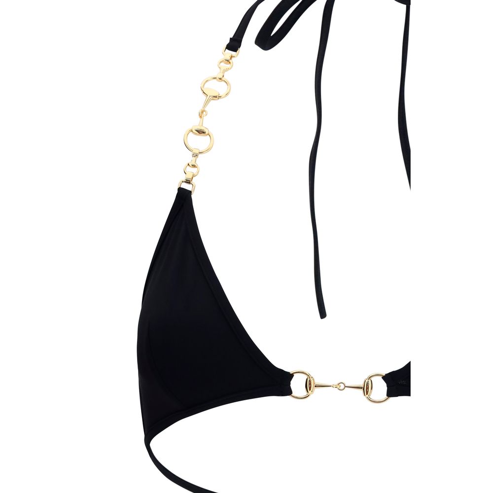 Gucci Schwarzer Bikini aus Polyamid