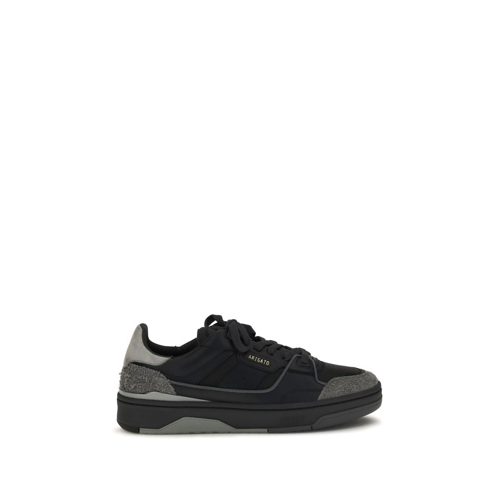 Axel Arigato Schwarze Bos Taurus Kalbsleder Low-Top-Sneaker