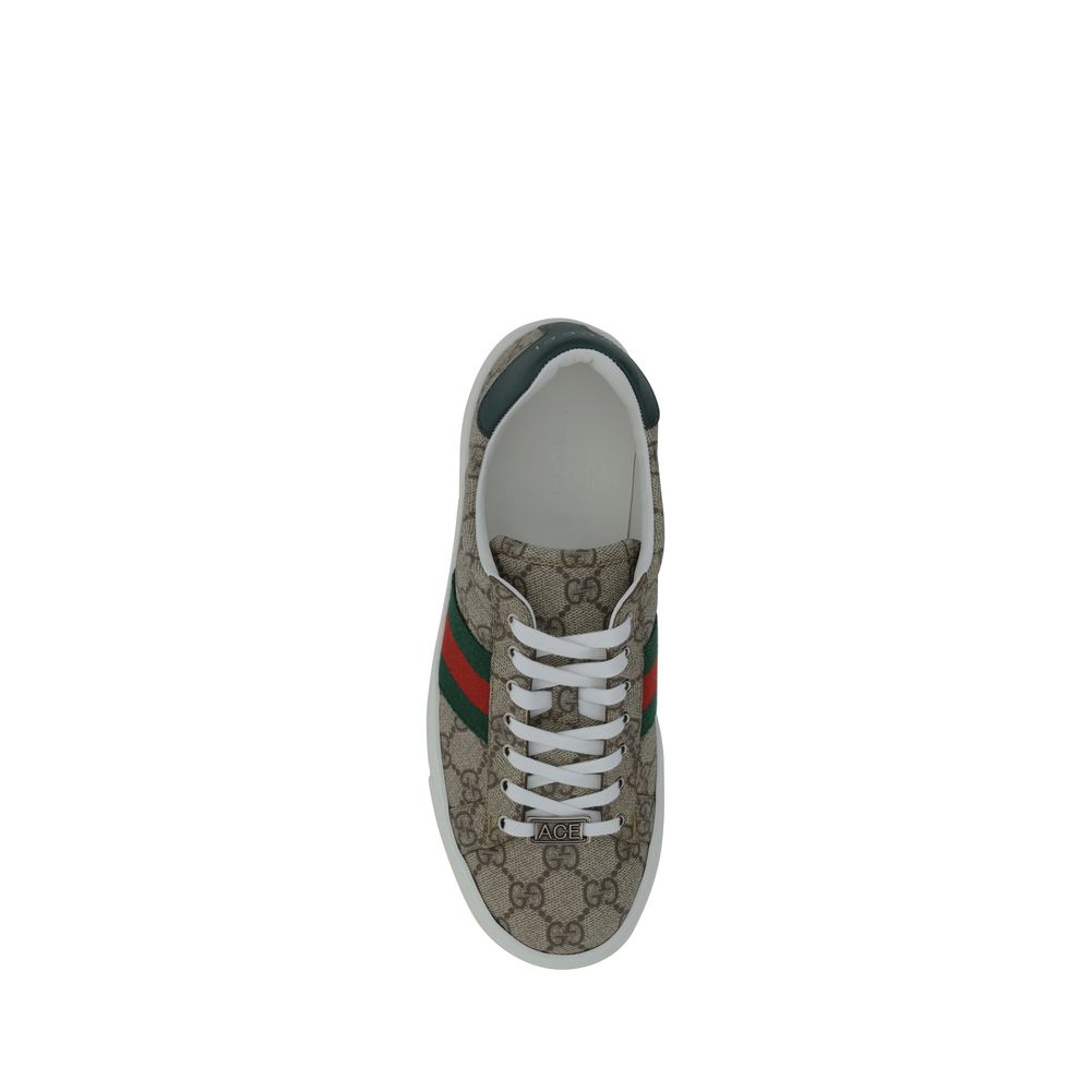 Gucci Mehrfarbige Low-Top-Sneaker aus Polyethylen