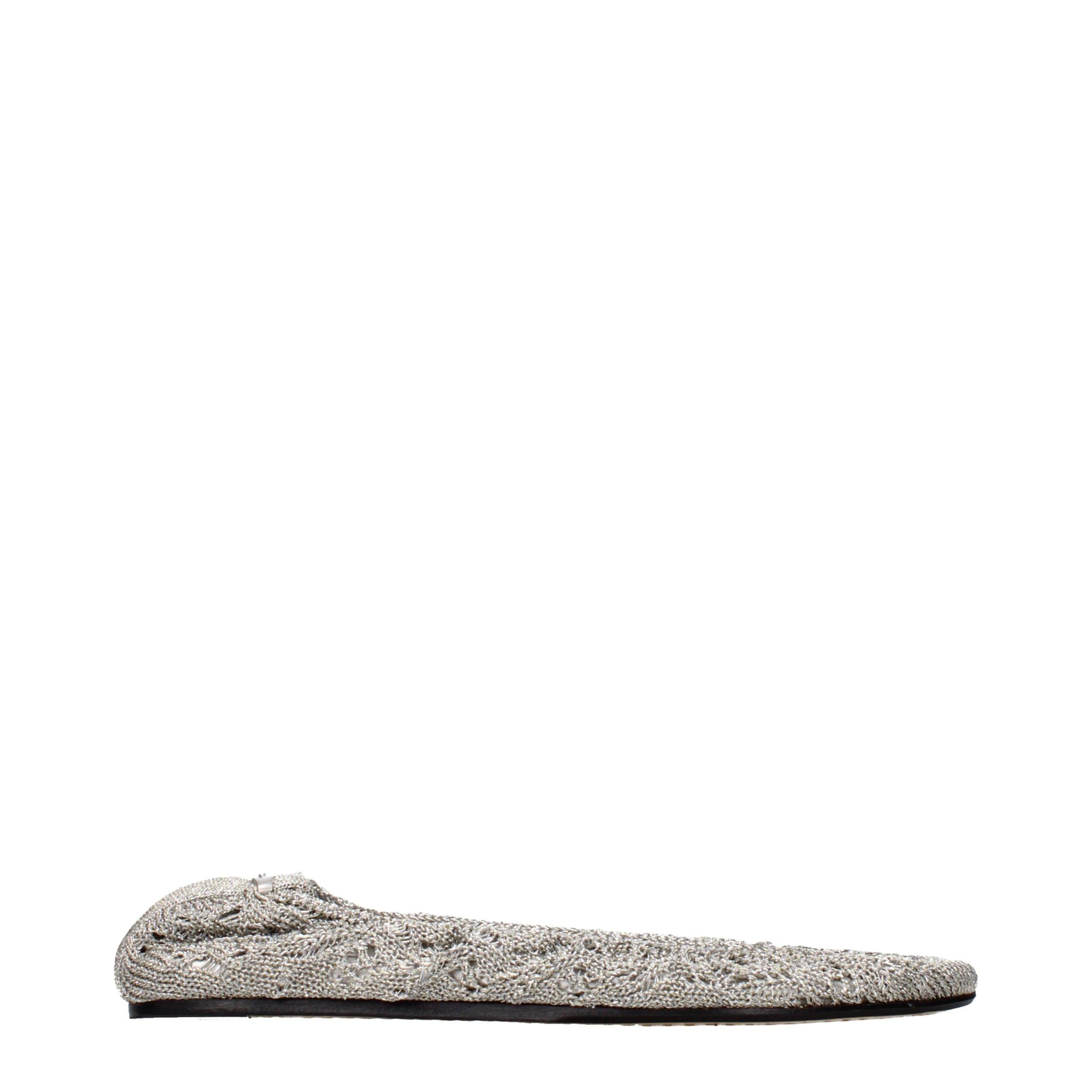 Isabel Marant Graue Ballerinas aus Stoff