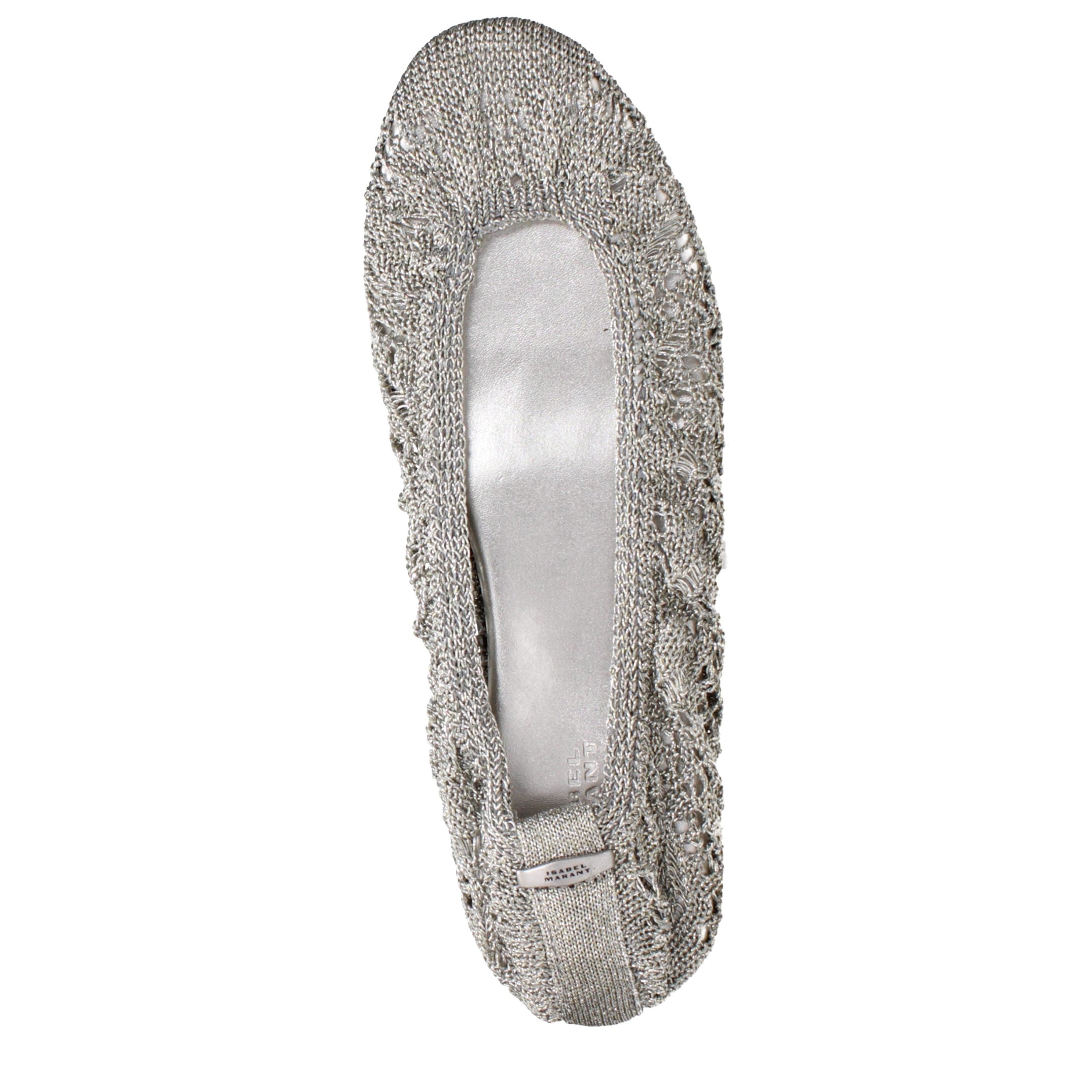 Isabel Marant Graue Ballerinas aus Stoff