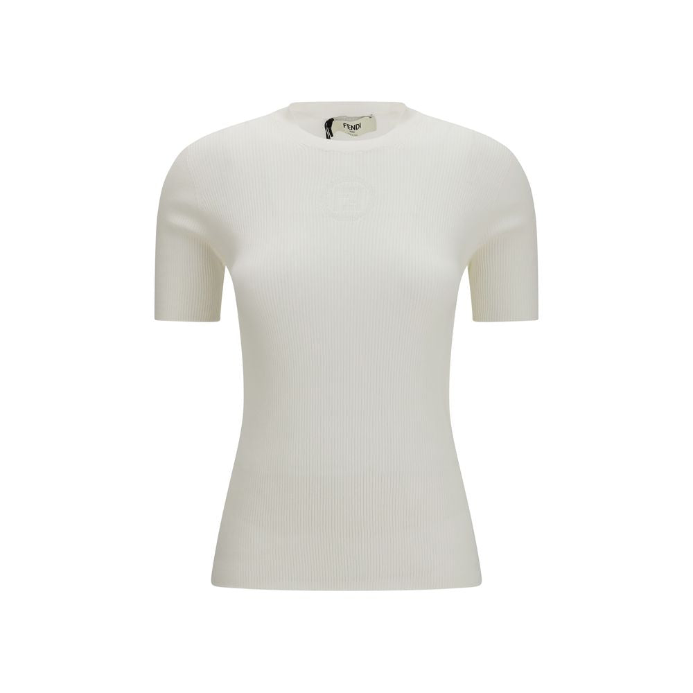 Fendi Weißes Baumwoll-Sweatshirt